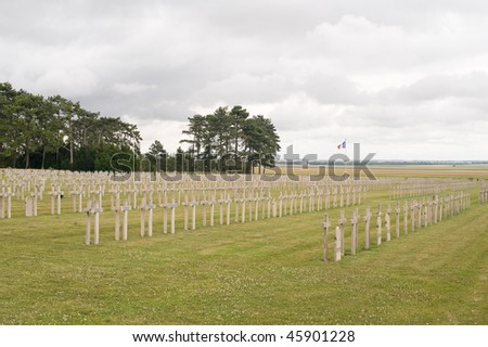 Polish cemetery of the First World War in Champagne-Ardenne (Northern France)