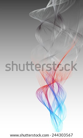 abstract colorful gradient light waves line bright vertical background
