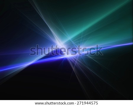 blue and green abstract night light lines party