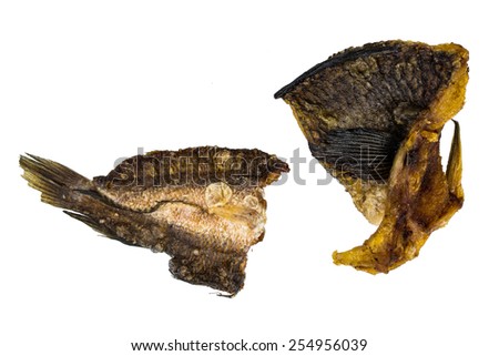 Dried snakehead fish.It is food preservation
