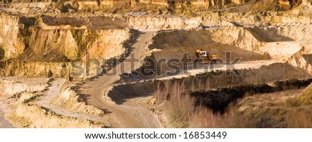 open-pit mine in The Netherlands