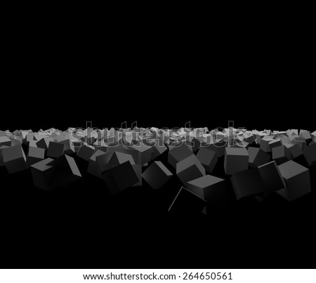Abstract box background