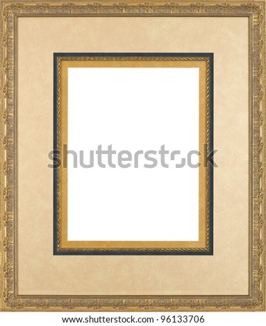Gold art picture frame
