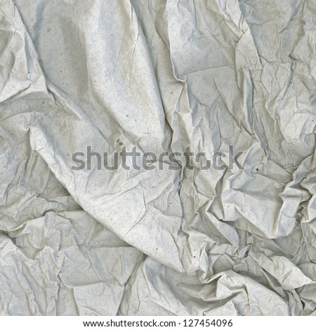 old gray handmade crumpled paper texture background