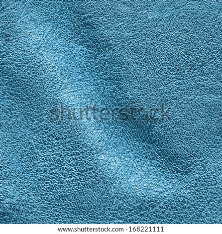blue leather texture, dent on the leather