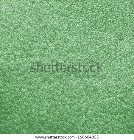 green leather texture.  Leather background
