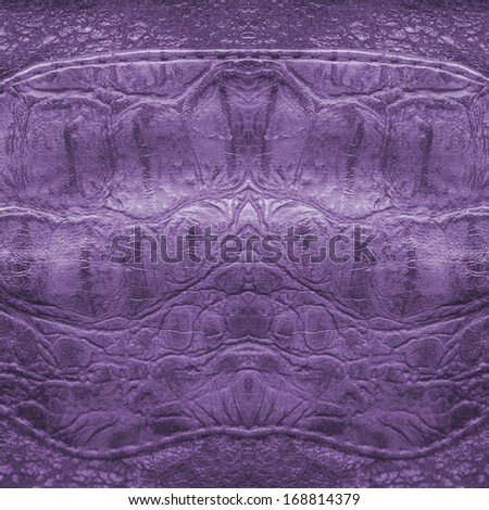 violet leather background. Combination of two kinds of leathers, stitch