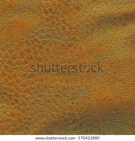crumpled yellow brown leather texture