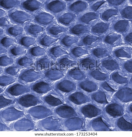 painted blue reptile skin texture