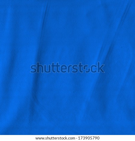crumpled blue material background