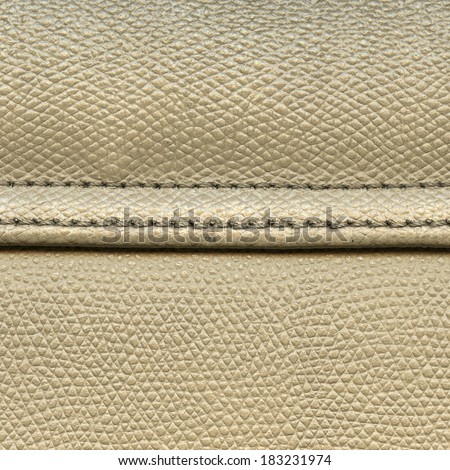 light leather texture, Fragment of leather bag