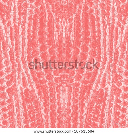 lizard skin pattern painted in red