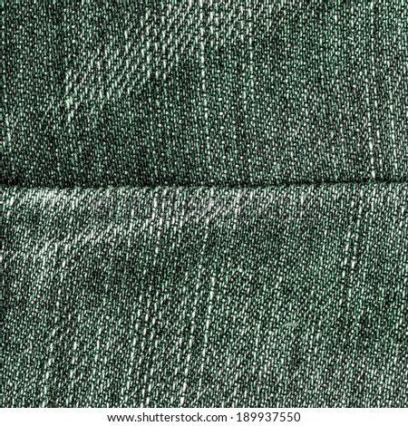 green jeans texture, crease in material