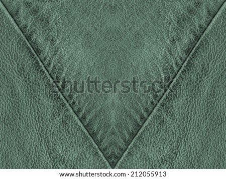 green leather texture,seams. Leather background