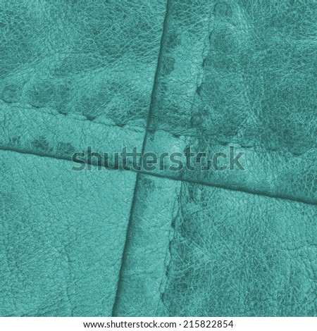 fragment of green leather clothing accessories. Useful as background in Your design-work
