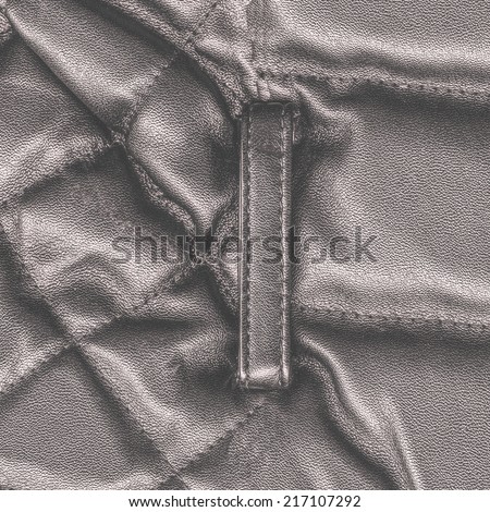 fragment of brown leather clothing accessories