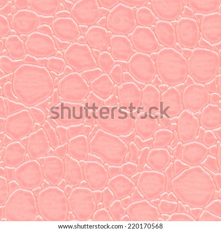 pale red artificial reptile skin texture  as background