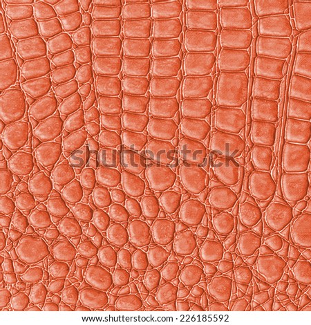 orange reptile skin texture as background
