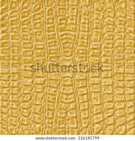 painted yellow imitation of reptile leather skin texture