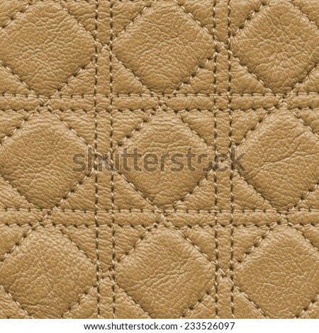 fragment of light brown leather clothing accessories.