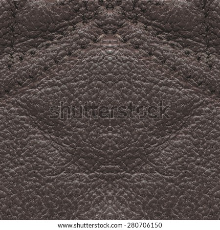 fragment of brown leather products.Useful as textured background