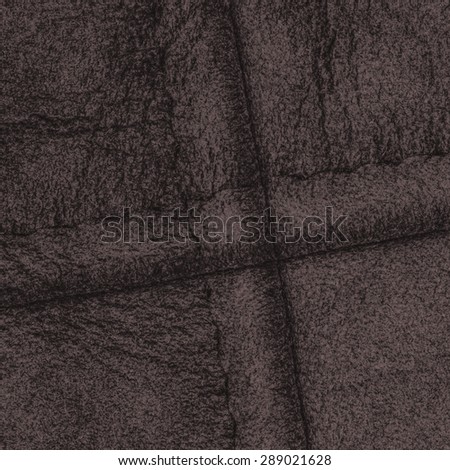 dark brown leather texture closeup, seams