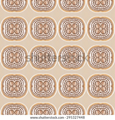 coffee art seamless pattern background