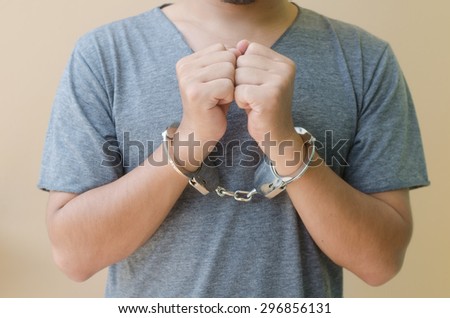hand in shackle