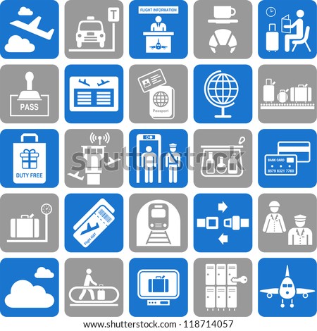 Airport icons Airport icons