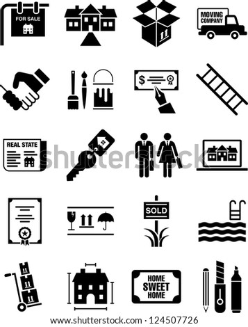 Real Estate icons Real Estate icons