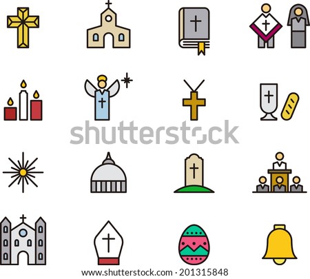 Catholic Religion icons