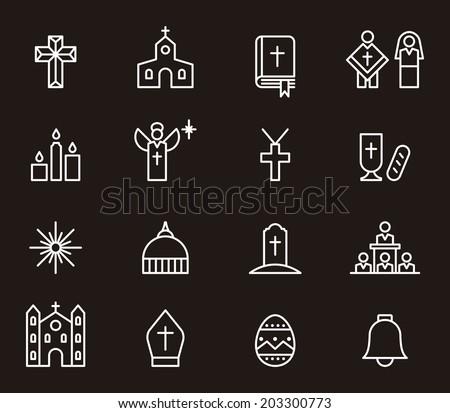 Catholic Religion icons