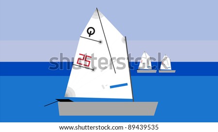 Sailboat Optimist