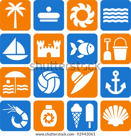 beach pictogram