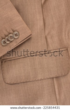 Pocket and sleeve jacket close-up, can be used as a background