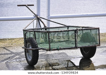 Cart used by fishermen to bring the fish to the fish market