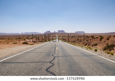 Road that takes us to Monument Valley called Highway 163. It is a region characterized by a cluster of vast sundstones buttes, it\'??s located between Arizona and Utah, United States of America.