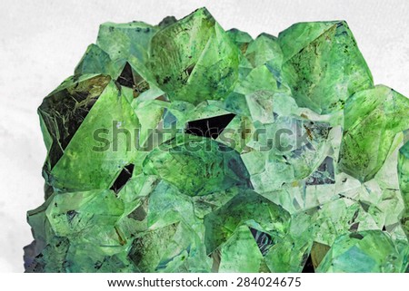 Beautiful Green Crystals