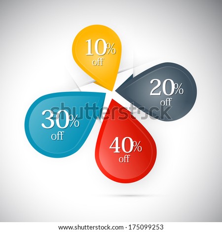 Discount Labels Set - Also Available in Vector Version