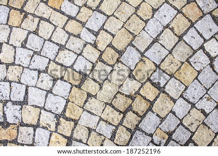 Abstract Cube Pavement Background