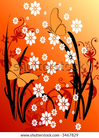 clip art flowers black and white. lack and white clip art flowers. Royalty-free clipart picture of a
