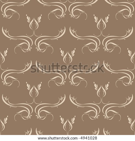vintage wallpaper tile. stock photo : Seamless wallpaper tile background unique detail. Created in beautiful earth tone colors