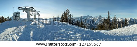 Summit of Panorama Ski Hill, Invermere, British Columbia, Canada