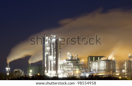 Oil-refinery plant