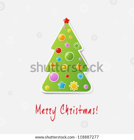 Xmas Tree Design Card