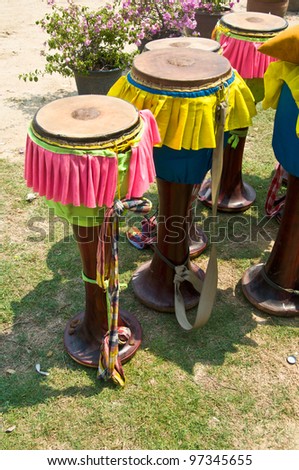 Drums for traditional Thai music