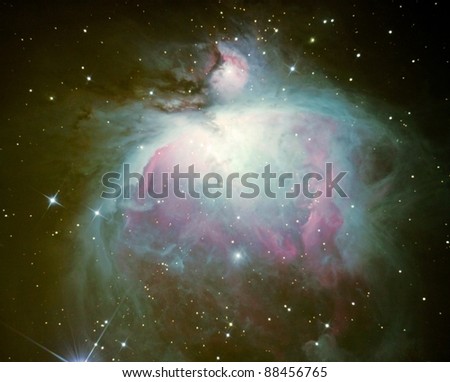 Nebulae in space / Orion Nebulae / The Orion nebula in it's colorful glory