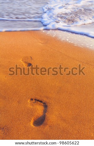 Footsteps in Sand