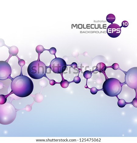 3D molecule background Vector illustration Eps 10 3D molecule background Vector illustration Eps 10
