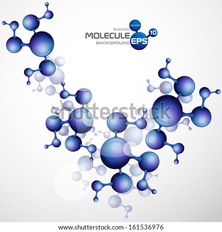 3D Molecule Background Vector Illustration Eps 10 3D Molecule Background Vector Illustration Eps 10